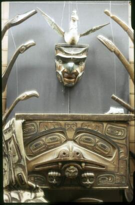 Mask and other items on display