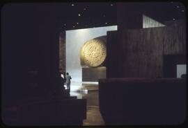 Aztec sun stone in the National Museum of Anthropology in Mexico