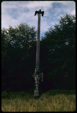Pole at Totem Bite [Bight], Ketchikan, Alaska